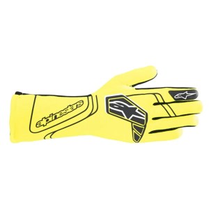 TECH-1 START V4 GLOVES FIA COLOR: YELLOW FLUO TALLA: (US: XL - EU:XL)