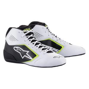 TECH-1 K START V2 SHOES COLOR: WHITE BLACK YELLOW FLUO TALLA: (US:  9 - EU:42)