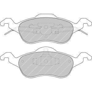 PASTILLA DE FRENO FERODO DS3000 (FCP1318R)