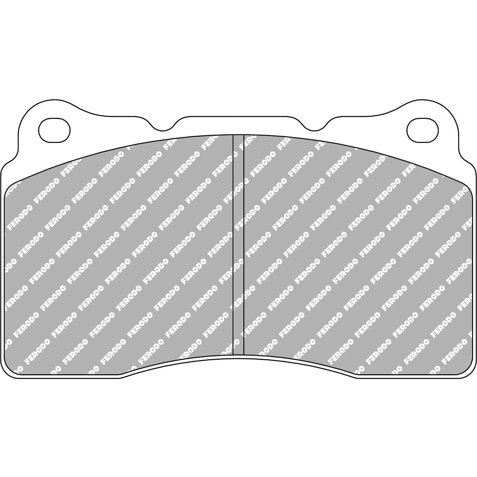 CAR RACING BRAKE PADS (FCP1334R) 1 CAR RACING BRAKE PADS (FCP1334R)