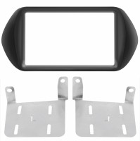 Kit De Fijación 2Din Negro Matt Fiat Tipo 16>