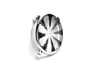 Rejilla Ronda In Aluminio Cromado Para Woofer Ø270