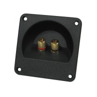 Bornes Dorados 2 Polos Para Caja (04952)