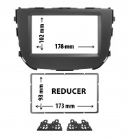 Kit De Fijación 2Din Color Negro Suzuki Brezza Vitara