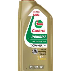10W40 - ACEITE CASTROL POWER 4T 1L