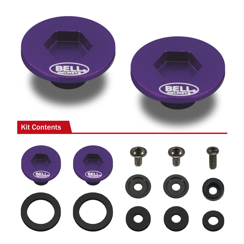 PIVOT KIT SV (SE03/SE05) - PURPLE BELL HELMET -(2020006) 1 PIVOT KIT SV (SE03/SE05) - PURPLE BELL HELMET -(2020006)