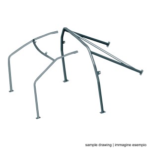 ROLL CAGE REAR FIAT X1-9 REAR ROLL BAR WITH DIAGONAL (AA010243)
