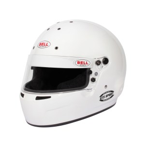 GT5 SPORT WHITE (HANS) FIA8859-2015 BELL HELMET