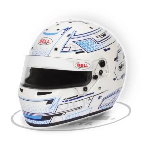 RS7-K STAMINA WHITE/BLUE K2020 BELL HELMET