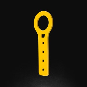 ALUMINIUM TOW HOOK THICKNESS 6 MM (EB00572)