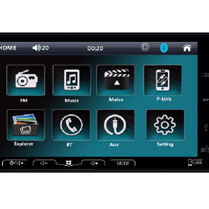 RADIO 2 DIN 6,8" BT USB AUX