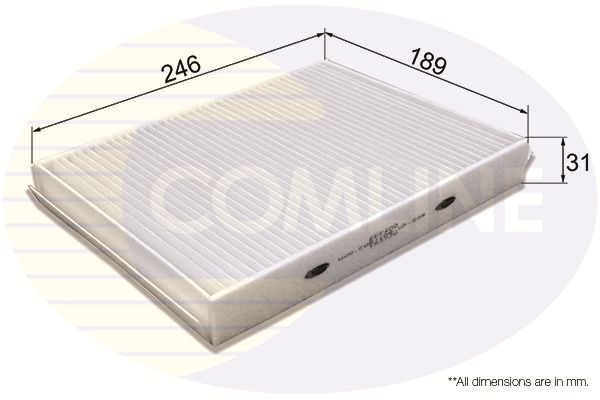 Filtro de habitáculo Comline EKF400 1 Filtro de habitáculo Comline EKF400