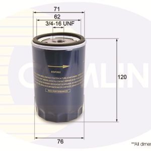 Filtro de aceite Comline EOF062