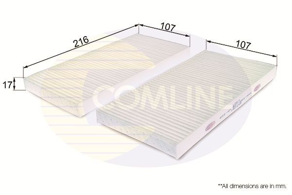 Filtro de habitáculo Comline EKF261 1 Filtro de habitáculo Comline EKF261