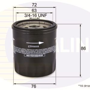 Filtro de aceite Comline CTY11111