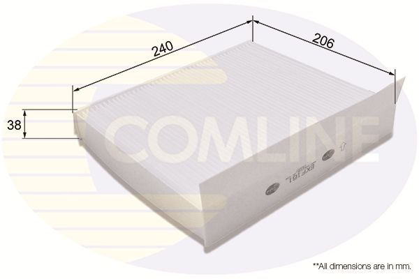 Filtro de habitáculo Comline EKF161 1 Filtro de habitáculo Comline EKF161