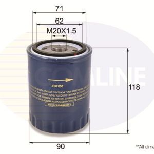 Filtro de aceite Comline EOF058