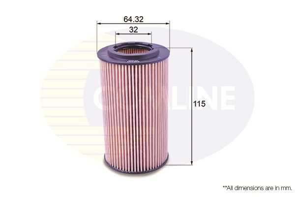 Filtro de aceite Comline EOF092 1 Filtro de aceite Comline EOF092