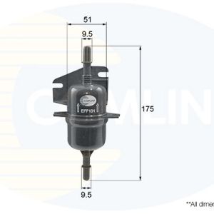 Filtro de combustible Comline EFF101