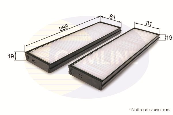 Filtro de habitáculo Comline EKF308 1 Filtro de habitáculo Comline EKF308