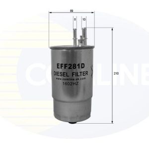 Filtro de combustible Comline EFF281D