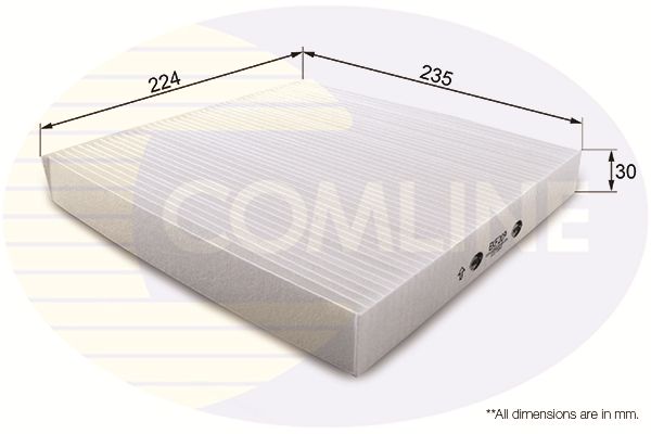 Filtro de habitáculo Comline EKF209 1 Filtro de habitáculo Comline EKF209