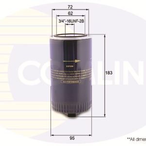 Filtro de aceite Comline EOF054