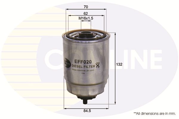 Filtro de combustible Comline EFF020 1 Filtro de combustible Comline EFF020