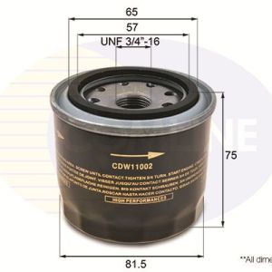Filtro de aceite Comline CDW11002