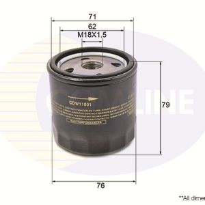Filtro de aceite Comline CDW11001